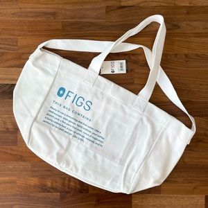 NEW "Cool Blue & White" Canvas Tote